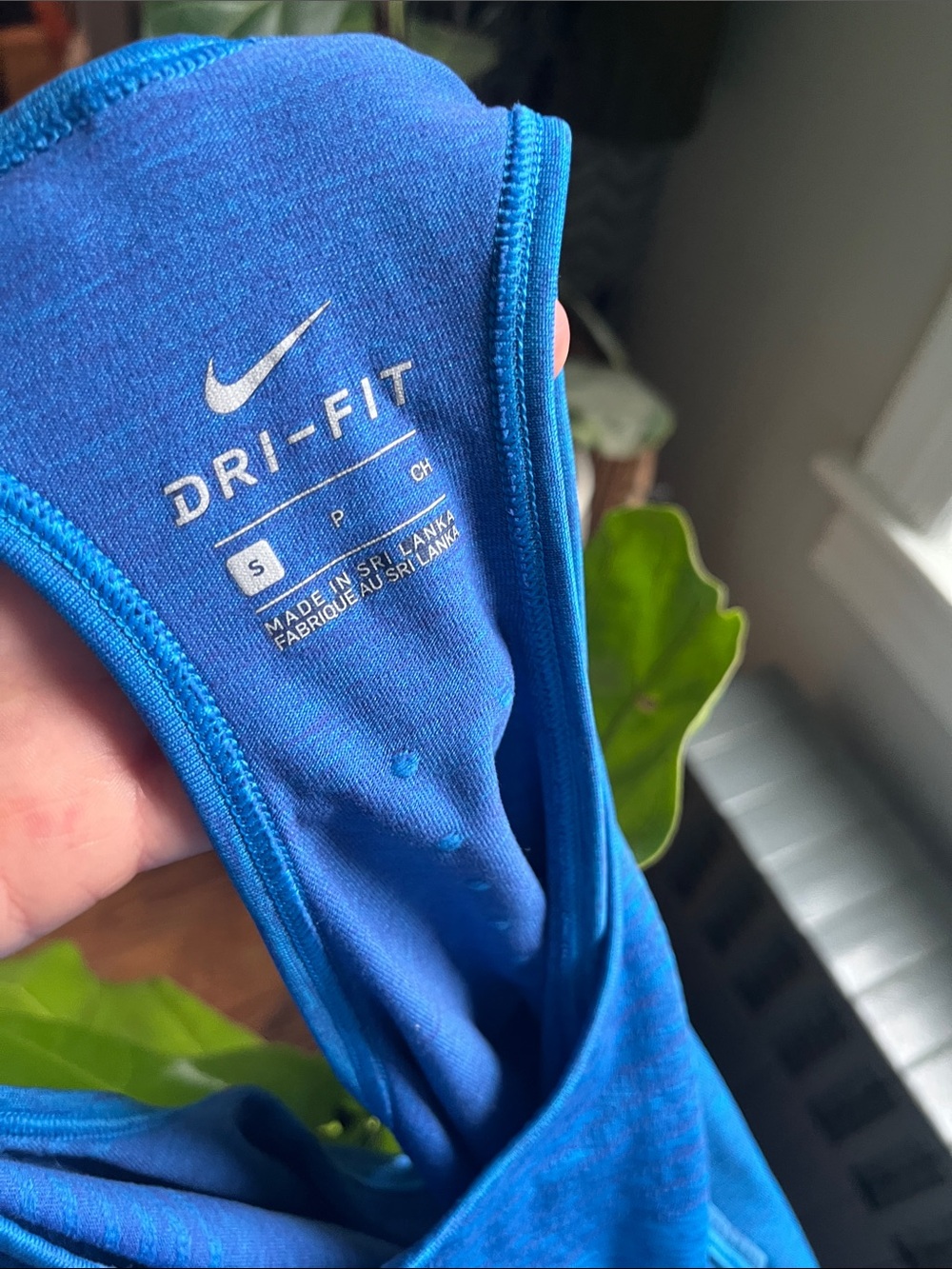 Nike Dri-FIT Womens Bright Blue Tank top